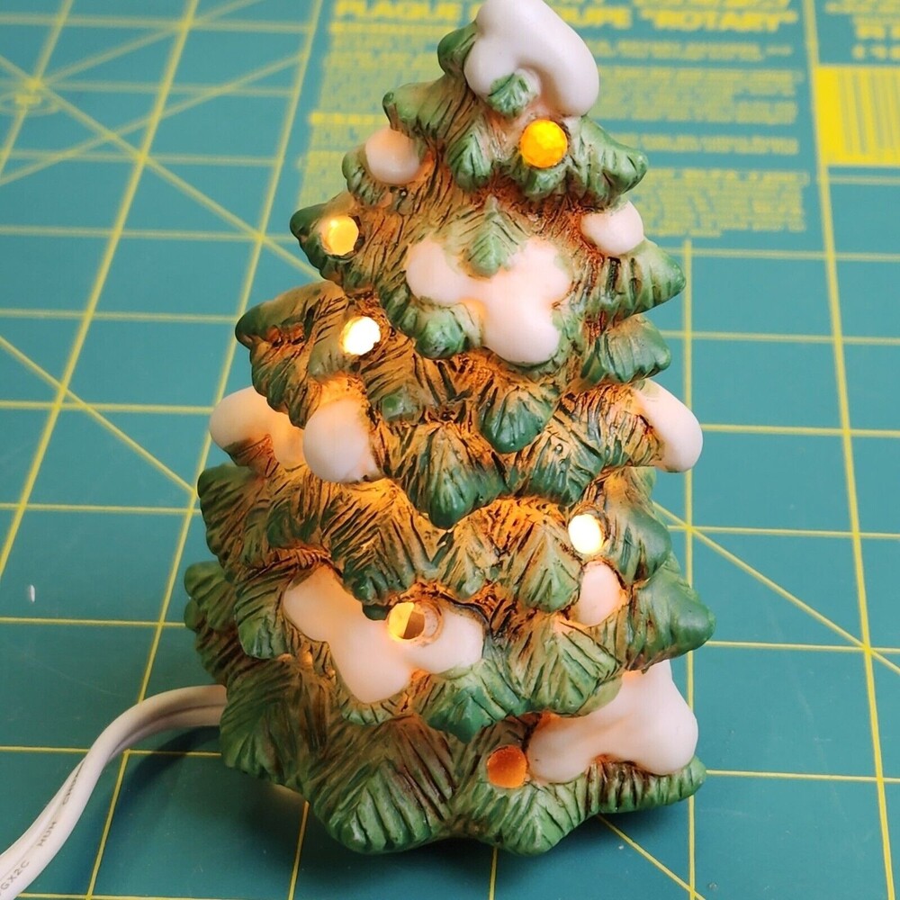 Brinn's Porcelain Lighted Snow Tree